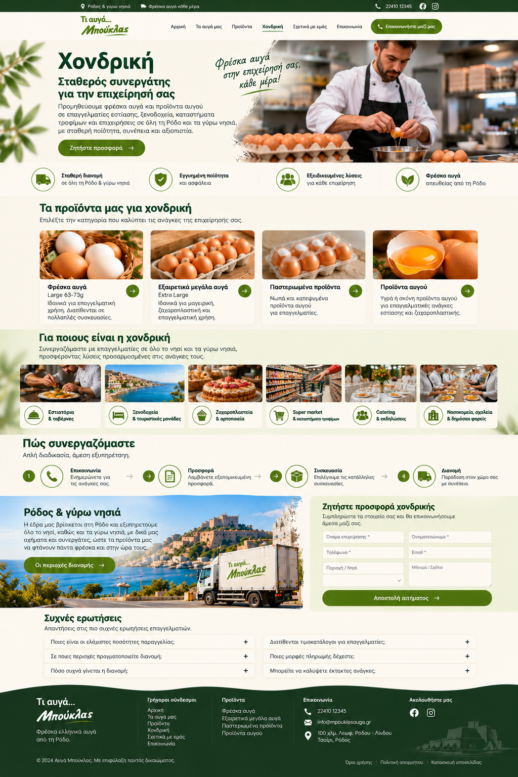 Ενδεικτικό design mockup: Σχετικά με εμάς