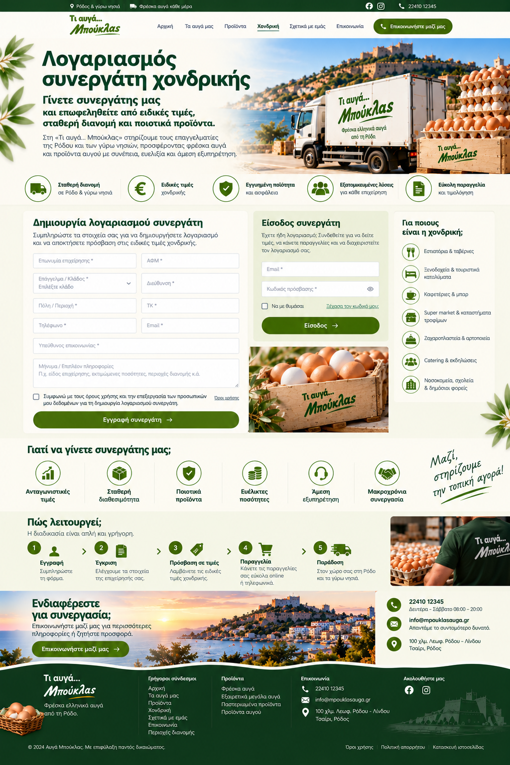 Ενδεικτικό design mockup: Χονδρική συνεργασία